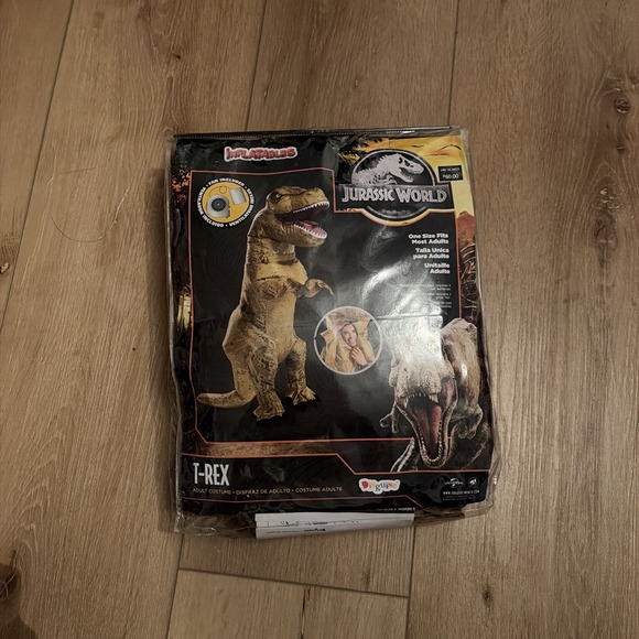 Disguise Other - Jurassic World T-Rex Inflatable Halloween Costume One Size Fits Most Adult